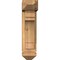 Ekena Millwork Merced Arts and Crafts Smooth Bracket w/ Offset Brace, Western Red Cedar, 5 1/2"W x 14"D x 22"H BKT0604X14X22MRC03SWR - alternate 3
